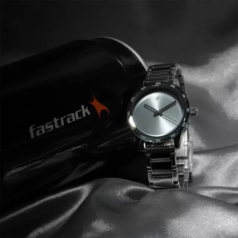 Fastrack Monochrome Fashion Ladies Watch- 6078SM03